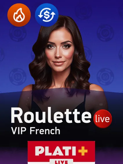 Live Roulette French VIP live table by Platipus Live — Voodoo Casino